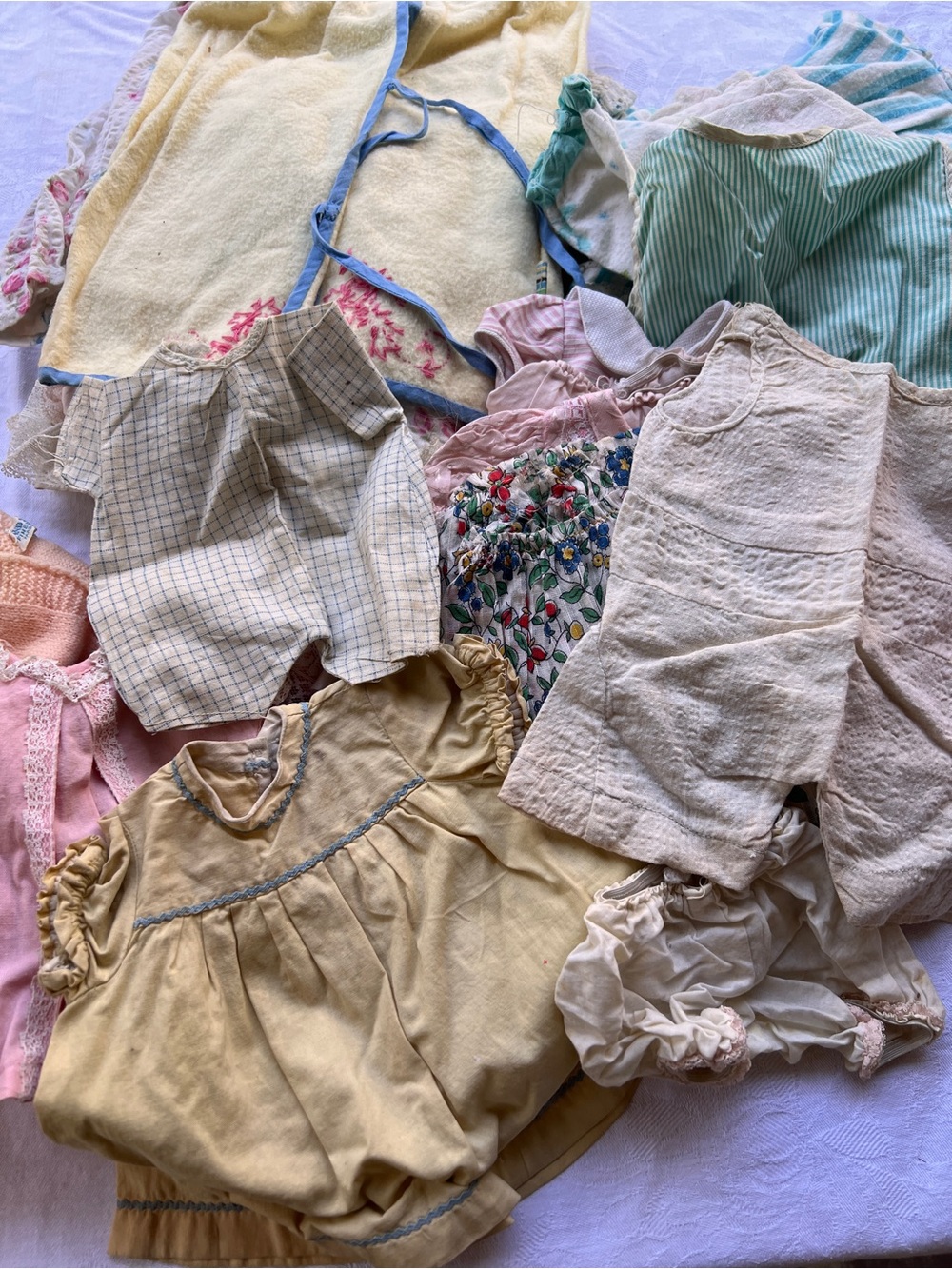 Antique Baby Doll Clothing & Accessories Bundle - Picture 3 of 11